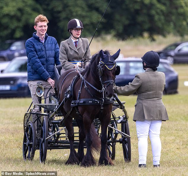 Lady Louise Windsor with University Friend at Horse Driving Event - See Photos