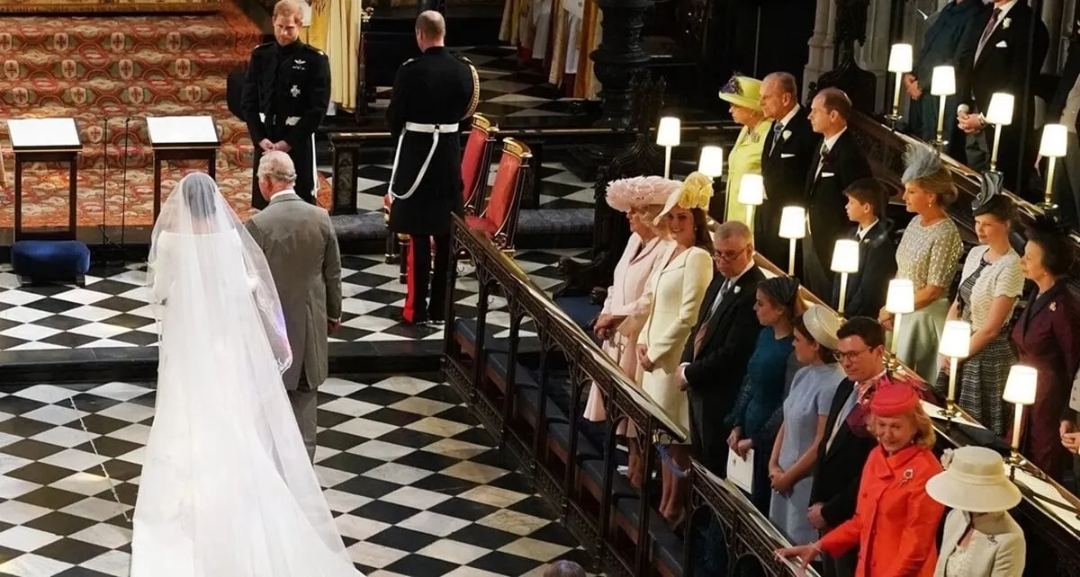 Cameras Capture Awkward Moments for Queen Elizabeth at Harry and Meghan's Wedding