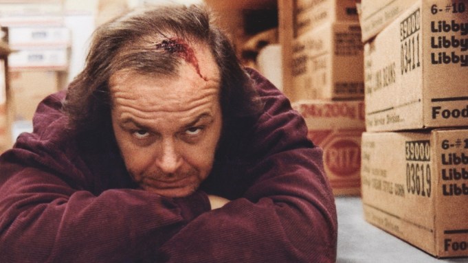 Jack Nicholson on the set of 