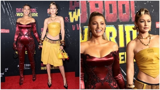 Blake Lively & Gigi Hadid Stun in ‘Deadpool & Wolverine’ Outfits at Premiere