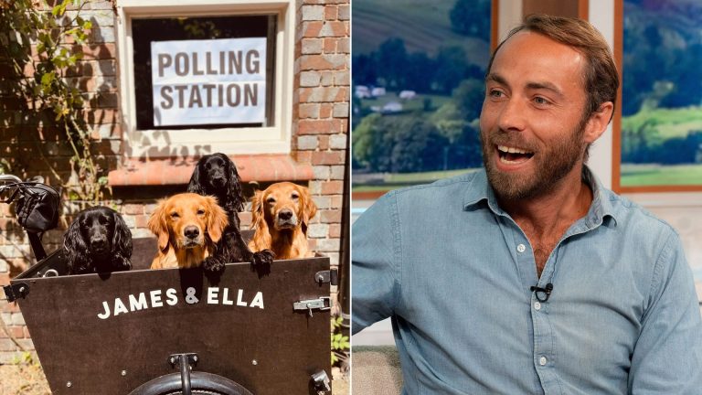 James Middleton Joins the 'Dogs at Polling Stations' Trend - See Photo