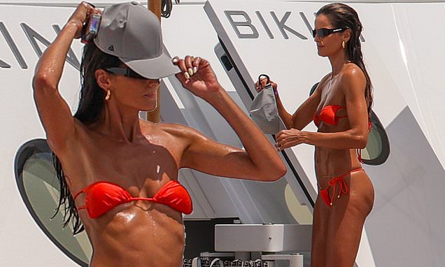 Bianca Censori Flaunts Micro Bikini and Stilettos in Swanky Outing Photos