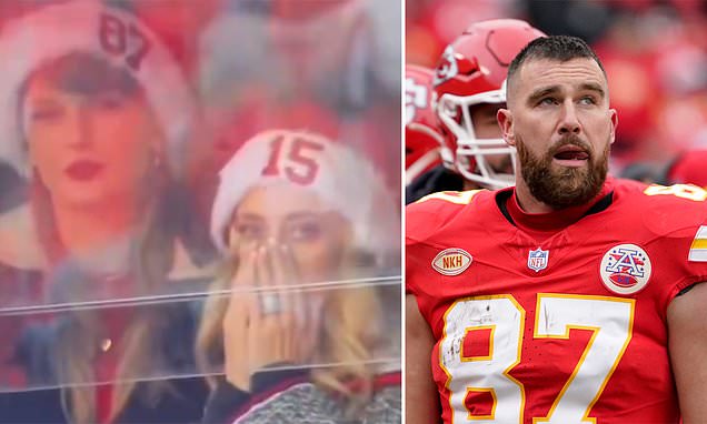 Video Shows Brittany Mahomes Comforting Travis Kelce During Taylor Swift Tribute