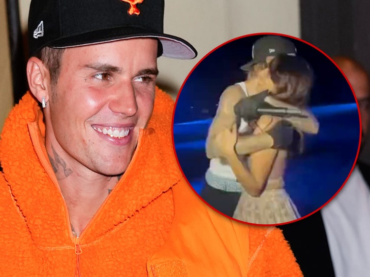 Justin Bieber Dances with Fan at Billionaire Wedding Celebration