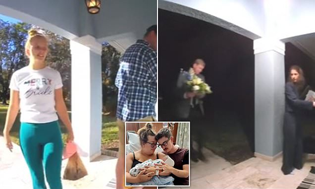 Heartbreaking footage shows family prepping for baby, then returning with ashes