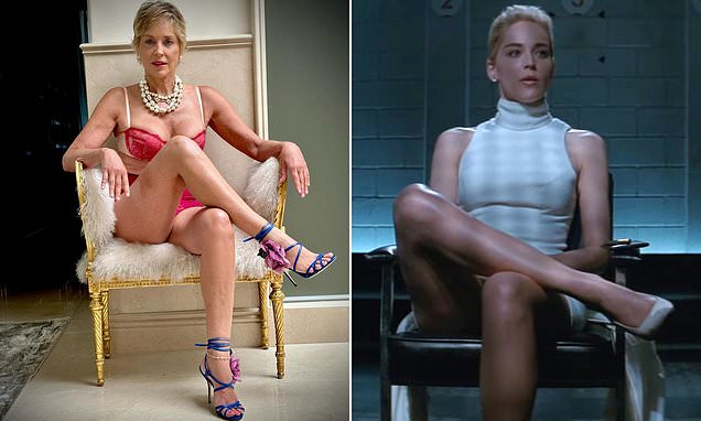 Sharon Stone Recreates Iconic 'Basic Instinct' Scene in Bold Photo