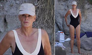 Brigitte Nielsen, 61, Dazzles in Swimsuit While Frolicking on Beach with Husband