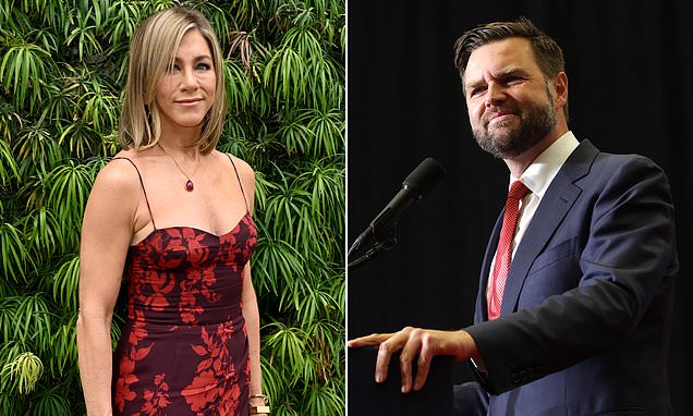 Jennifer Aniston Criticizes J.D. Vance for 'Childless Cat Ladies' Remark