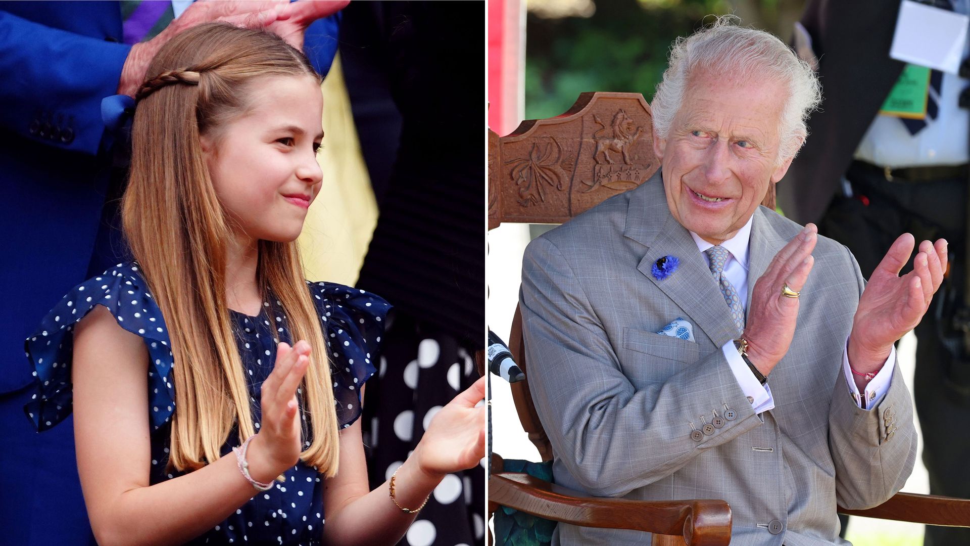 King Charles and Princess Charlotte Wear Matching Friendship Bracelets