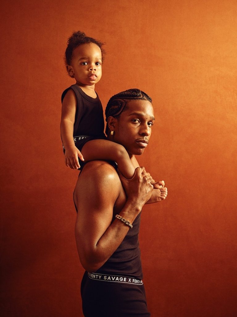 Shop A$AP Rocky's Savage X Fenty Pieces with Son RZA in New Campaign