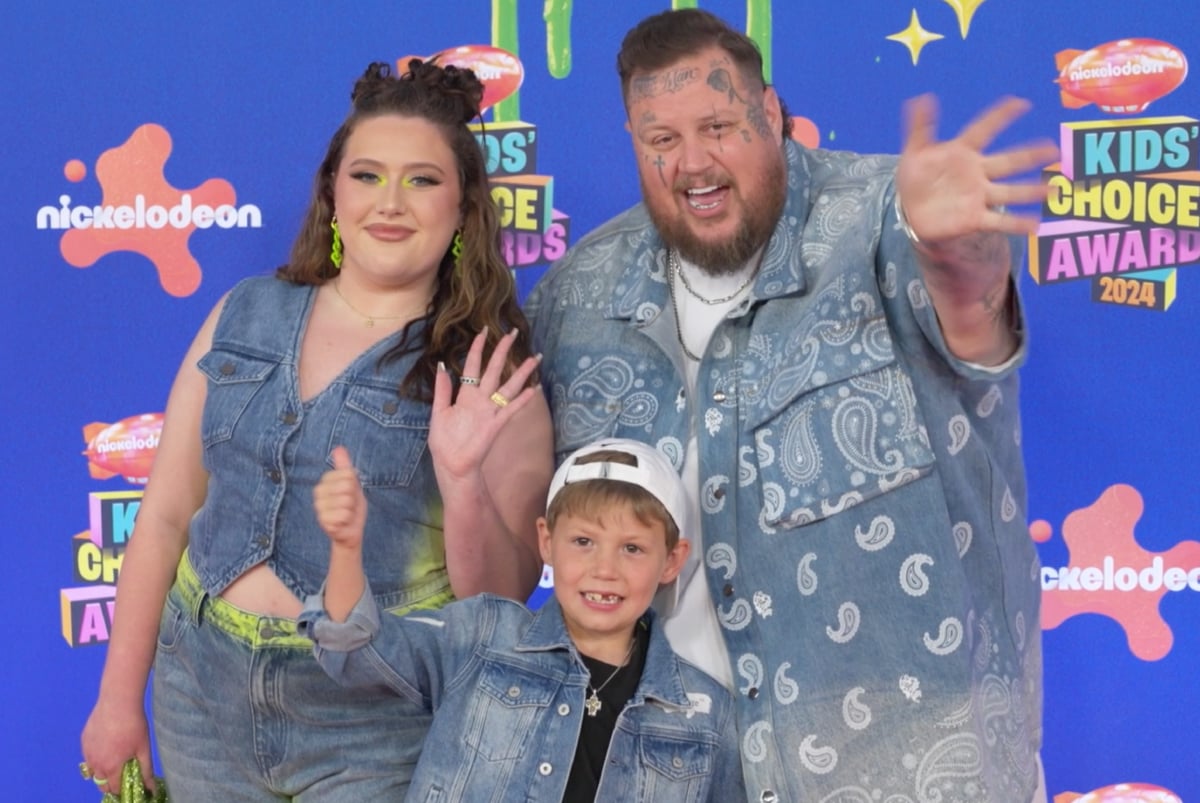 Jelly Roll Brings Daughter Bailee and Son Noah to 2024 Kids' Choice Awards