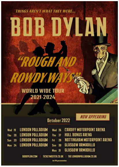 Bob Dylan Announces 2023 European and UK Tour Dates