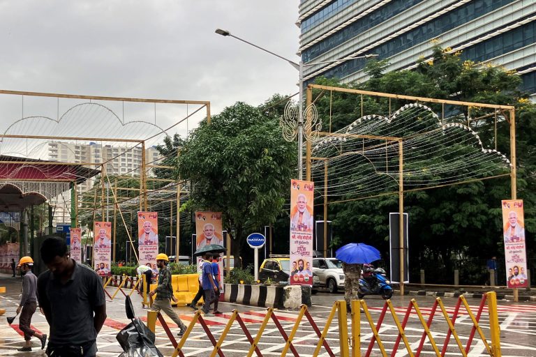 Ambani Wedding Spectacle in India Turns Political with Modi Posters