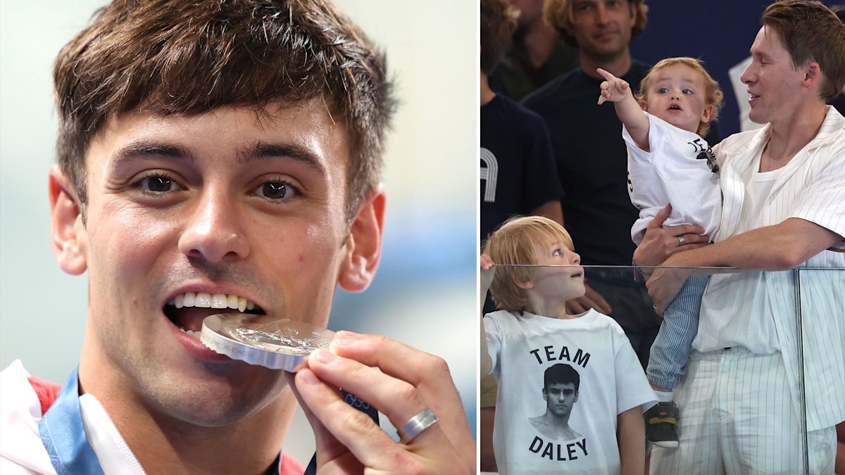 Meet Tom Daley's Lookalike Sons Robbie and Phoenix at 2024 Olympics