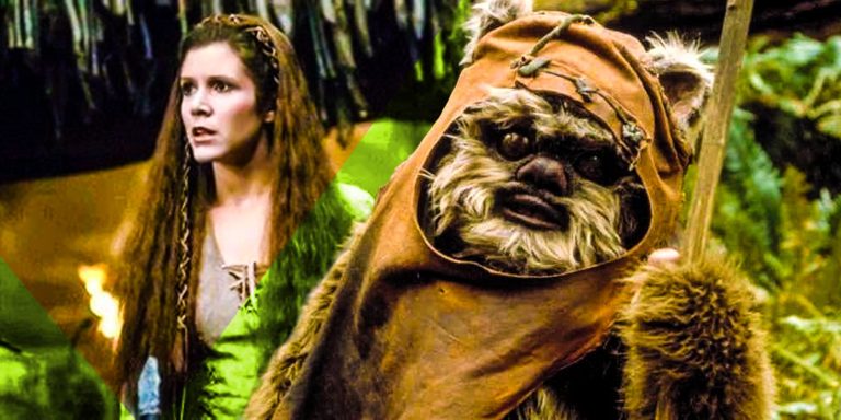 Theory: Darker Side of Ewoks Explains Leia’s Dress in Return of the Jedi