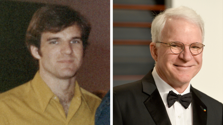 See Steve Martin Before He Went Gray — Iconic Funnyman's Dark Hair Days