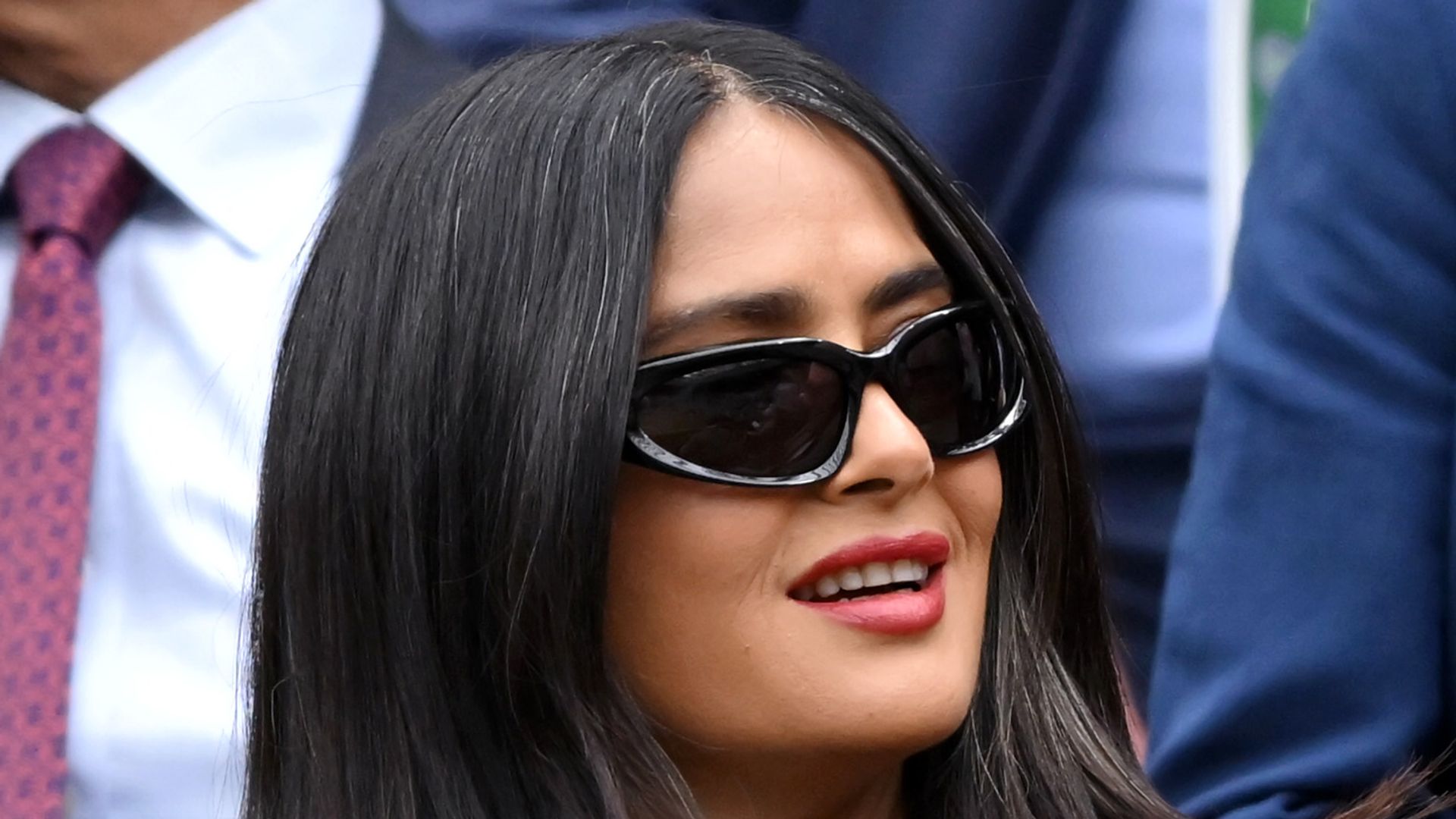 Sophie Winkleman and Salma Hayek Lead Celebrity Arrivals at Wimbledon Day 7