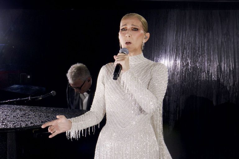 Celine Dion's Stunning Eiffel Tower Performance Opens the Olympics