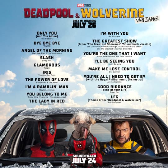 Avril Lavigne's "I’m With You" Featured in New Deadpool & Wolverine Movie