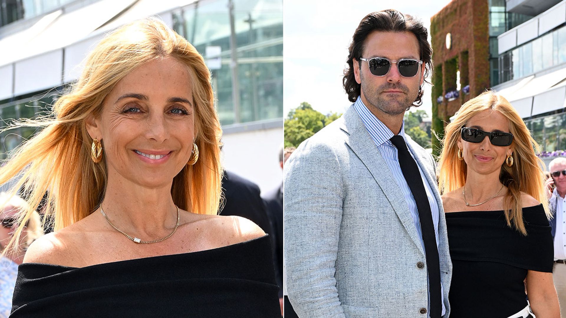 Louise Redknapp and boyfriend Drew lead arrivals on Day 11 of Wimbledon