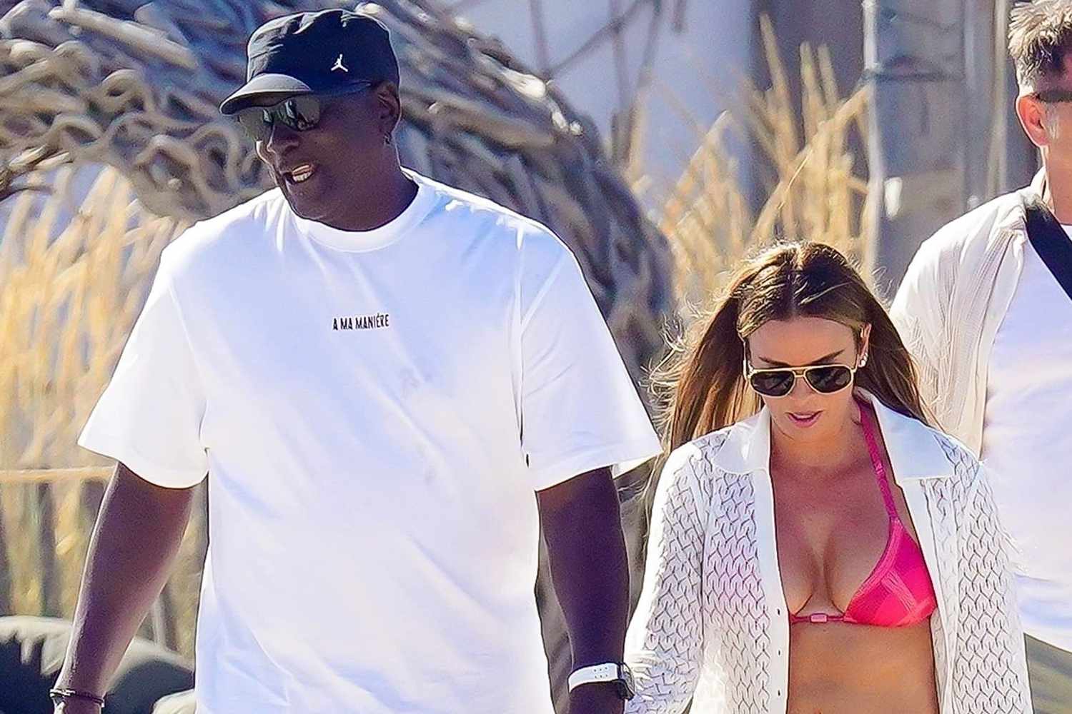 Michael Jordan and Yvette Prieto Hold Hands on Saint-Tropez Vacation