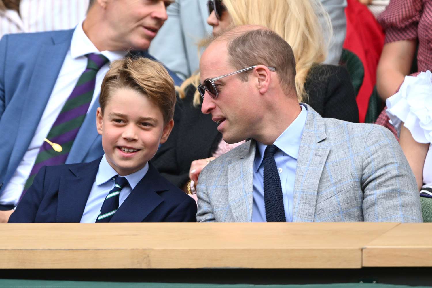 Fans adore the moment Prince William and Prince George share the same look at Euros final