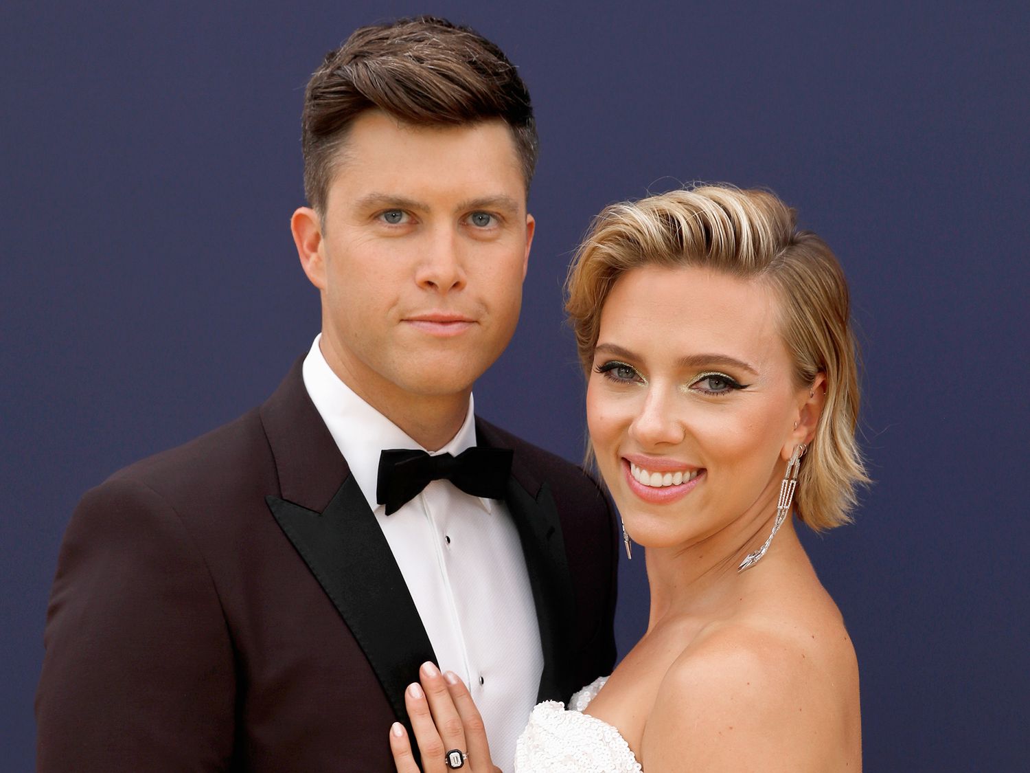 Scarlett Johansson Discusses Time Spent Apart from Husband Colin Jost