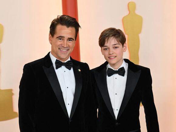 Colin Farrell with Son James