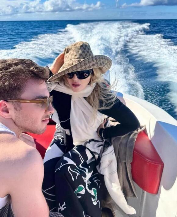 The mother-son duo on vacation