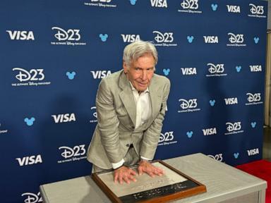 Harrison Ford at the ceremony