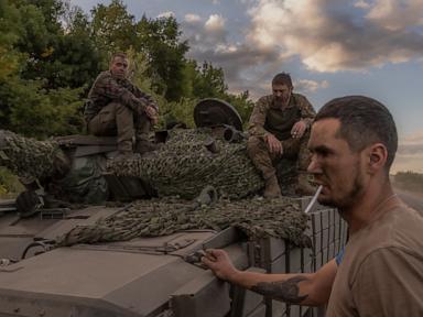 Ukrainian tank crew