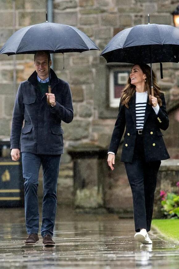 William and Kate at St Andrews just months before their wedding