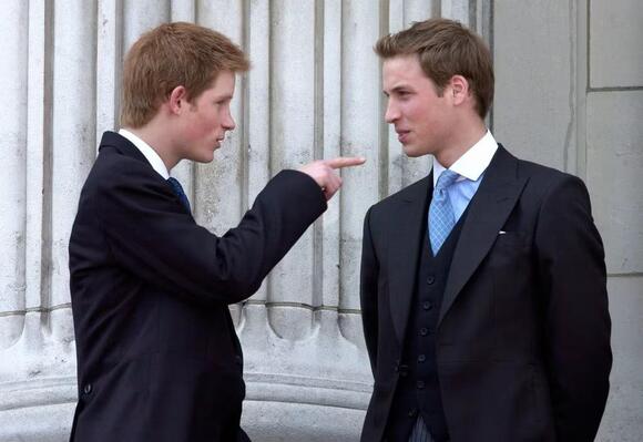 William and Harry are currently at odds with one another