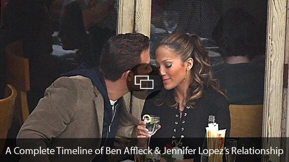 Ben Affleck and Jennifer Lopez's relationship timeline