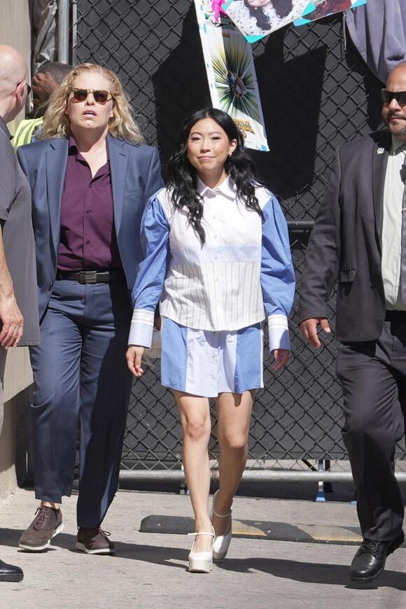 Awkwafina at Jimmy Kimmel Live