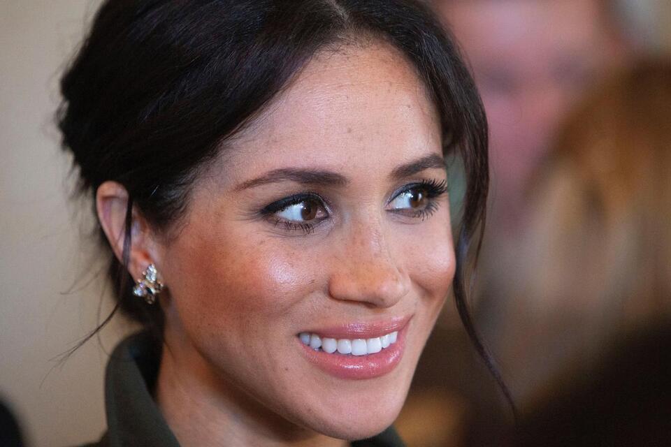 Markle wore the butterfly earrings in Australia in October 2018.