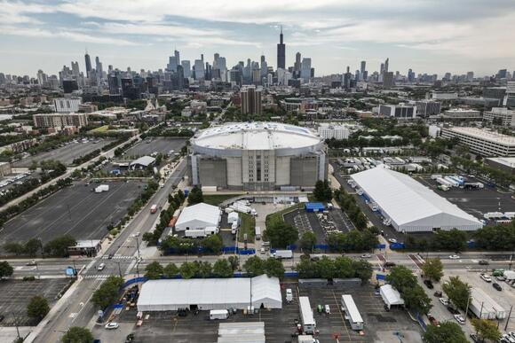 Aerial view of United Center