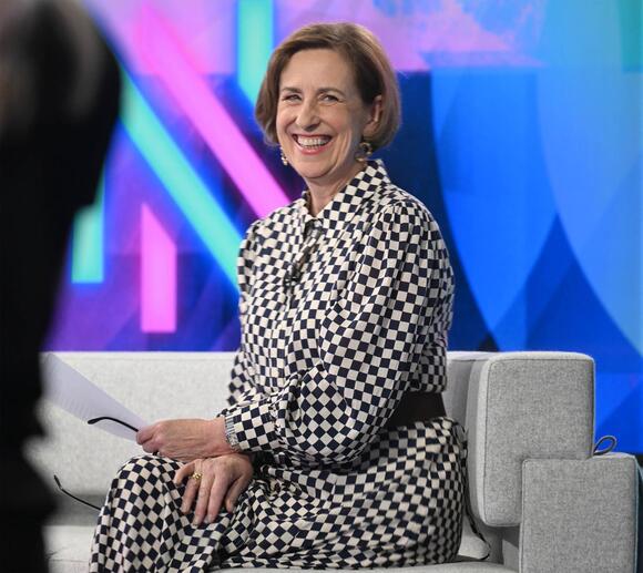 Kirsty Wark presented her last BBC Newsnight earlier this year (Jeff Overs/BBC/PA) (PA Media)