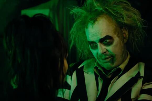 Keaton as Beetlejuice in Burton’s ‘Beetlejuice Beetlejuice’