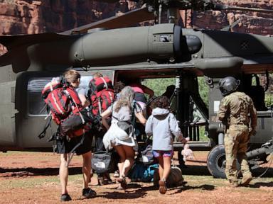 National Guard rescue operations at Grand Canyon