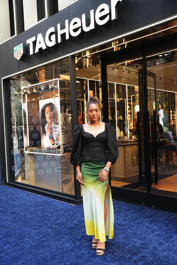 Naomi Osaka at Tag Heuer event