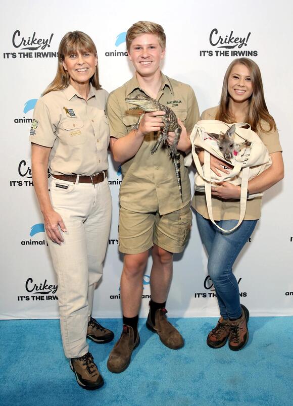 Terri Irwin, Robert Irwin, and Bindi Irwin