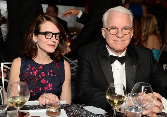 Anne Stringfield and honoree Steve Martin attend the 43rd AFI Life Achievement Award Gala honoring Steve Martin at Dolby Theatre