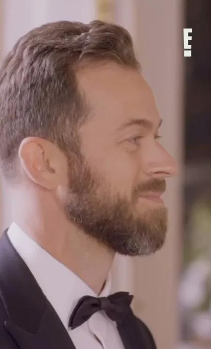 Artem Chigvintsev shown on his wedding day in a video posted by his wife Nikki Bella on Instagram.