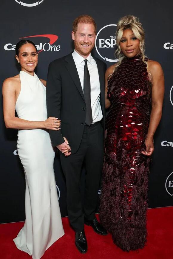 Meghan and Harry are also incredibly close friends with Serena Williams