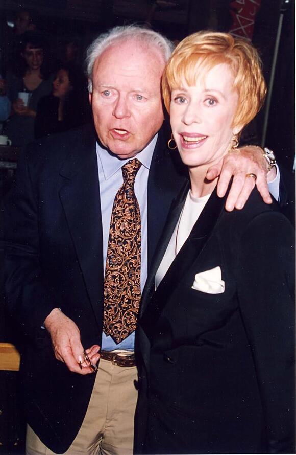 Carroll O'Connor and Carol Burnett