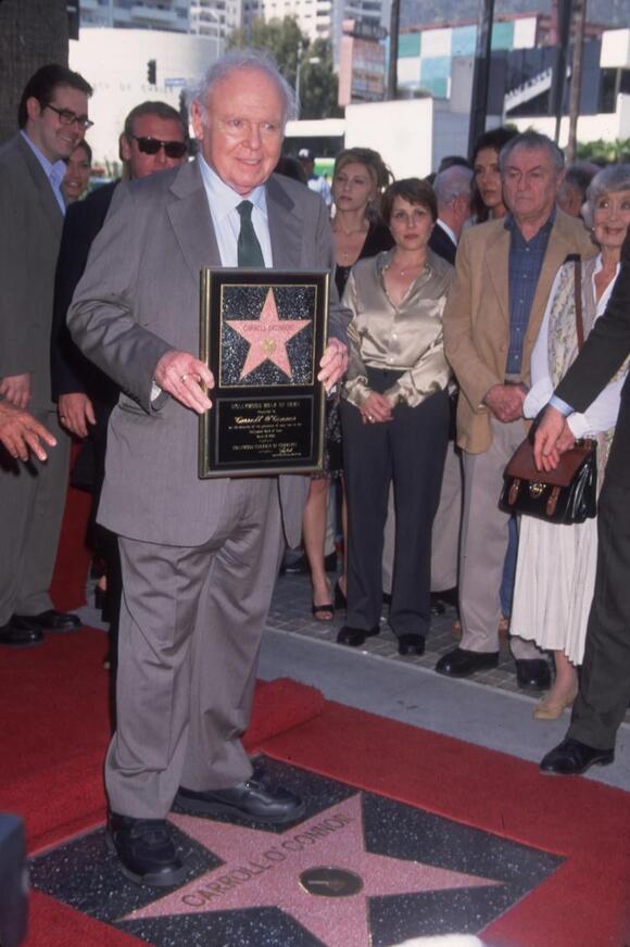 Carroll O’Connor’s star on the Hollywood Walk of Fame