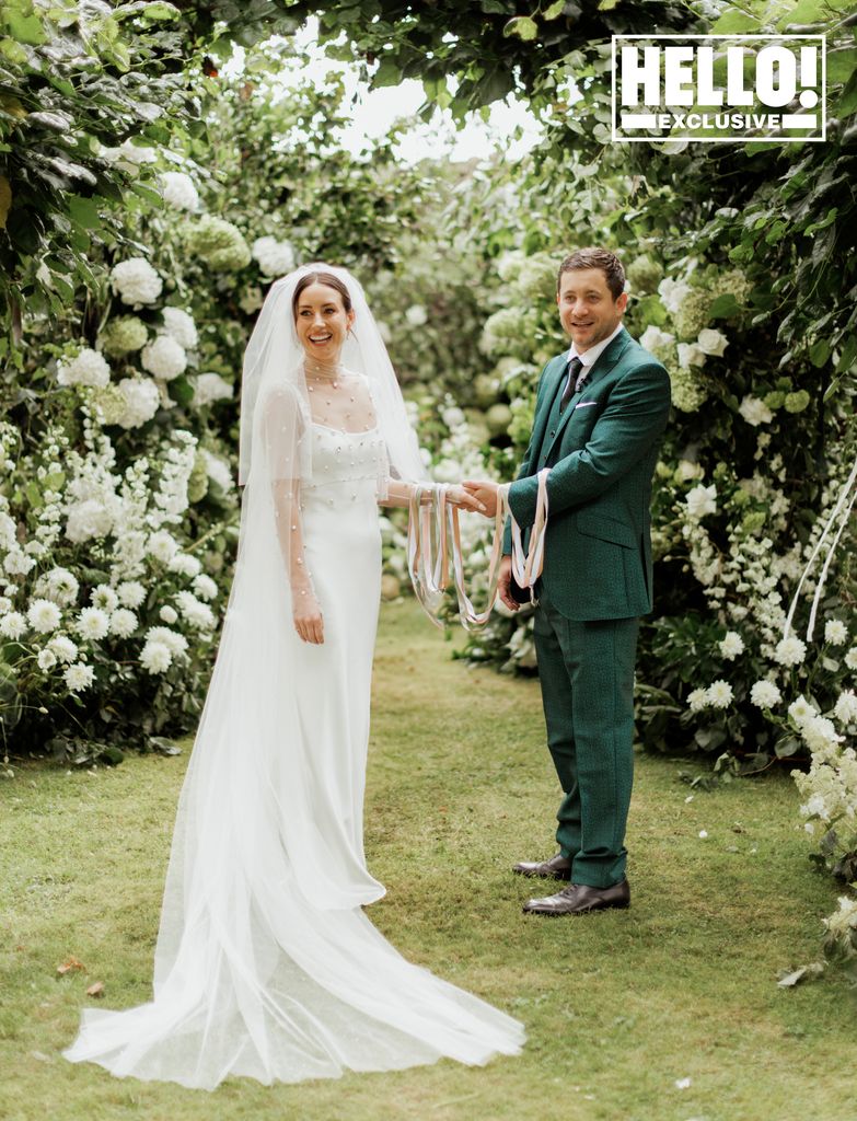 Faye Harris and Tyrone Wood marry in Ireland