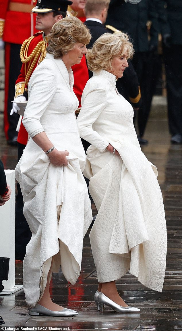 Annabel Elliot outside Westminster Abbey following the Coronation ceremony of King Charles last year