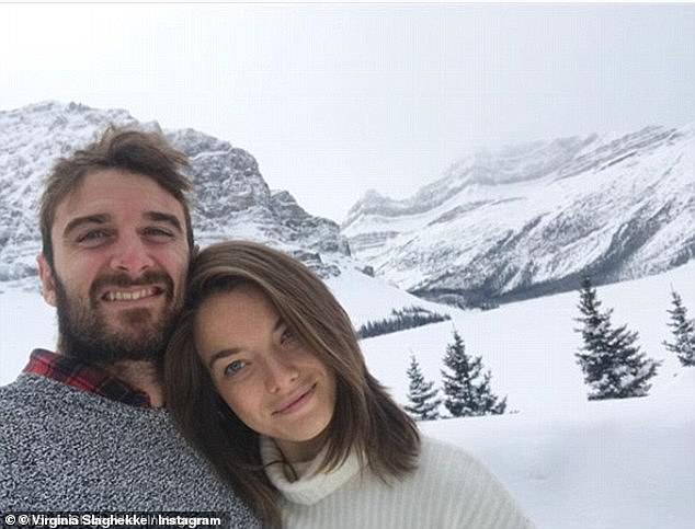 Jobe Watson has set the date for his upcoming wedding. The former Essendon football star proposed to his partner Virginia Slaghekke in September last year. Both pictured